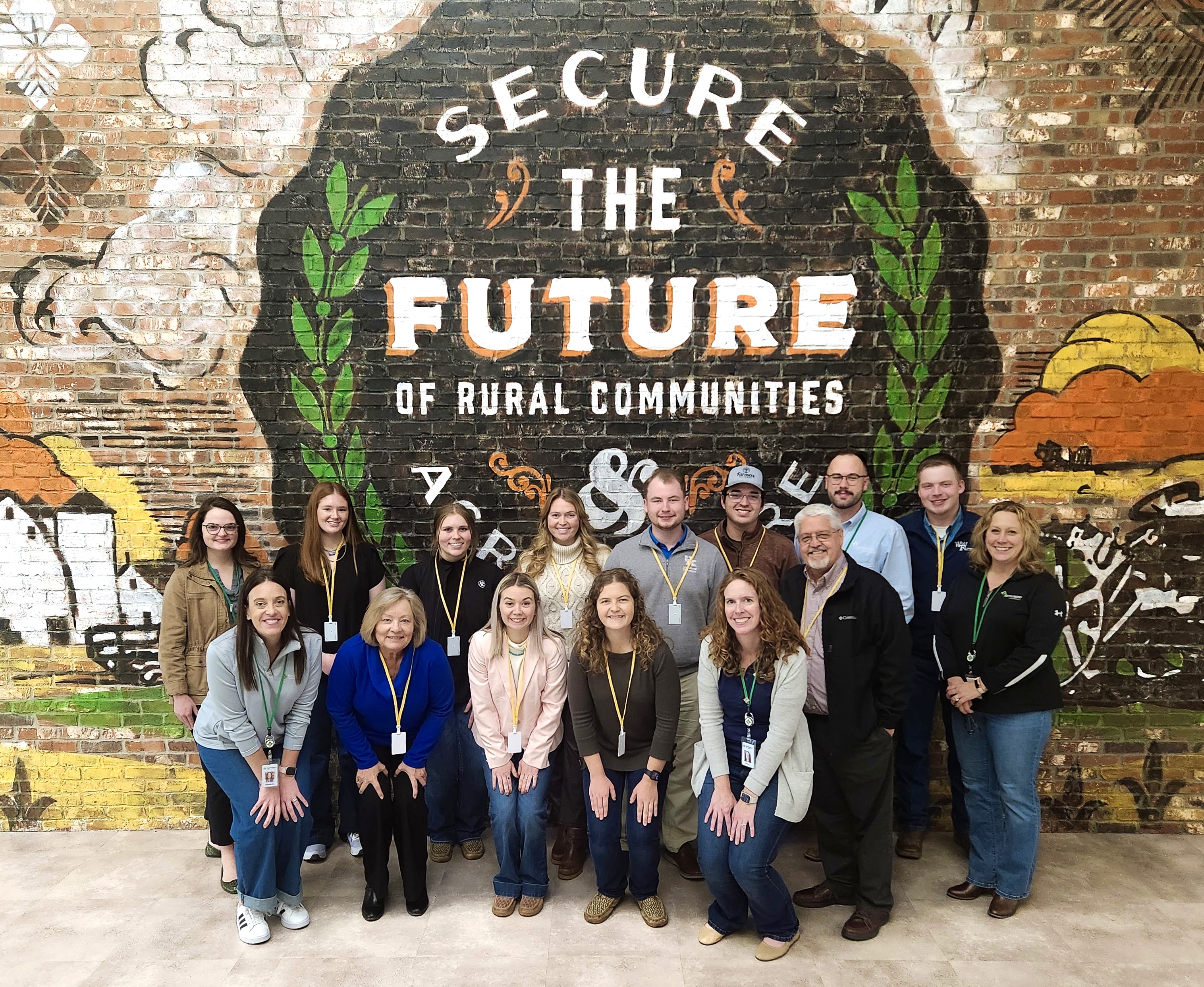 Agribusiness Club at FarmCredit Mid-America's Louisville Office in November 2023 group photo